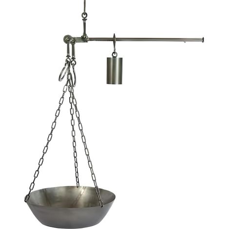 Pèse-poids, Balance plat polie 25 Kg coloris Gris - 26 cm (1/2)