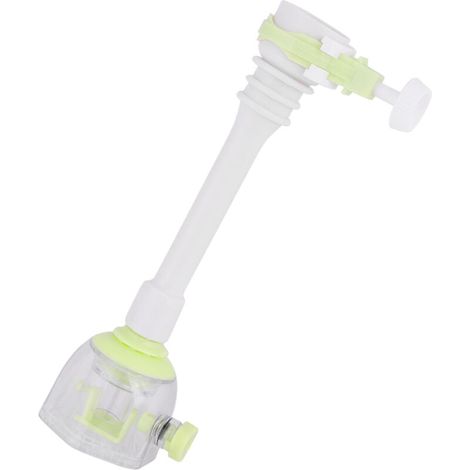 360° drehbarer Strahlregler für Wasserhähne, wassersparende Spritzschutz-Küchenarmaturverlängerung, 18 cm (1/4)