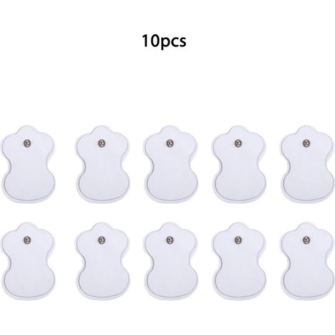 10/20 électrodes conductrices en gel pour l'acupuncture corporelle, compatibles avec les appareils TENS, la physiothérapie et les massages par patch 02884