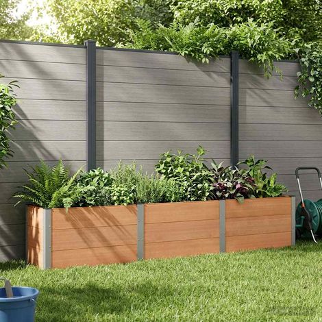 Teenpull – Hochbeet Braun 300 x 50 x 54 cm (1/5)