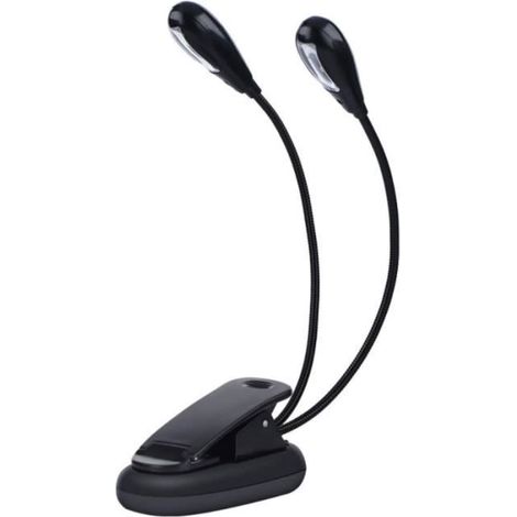 Lampe de Lecture,Lampe à clipser portable,rechargeable de support de musique à LED,pour lire de multicolore LAMPE A POSER (1/5)