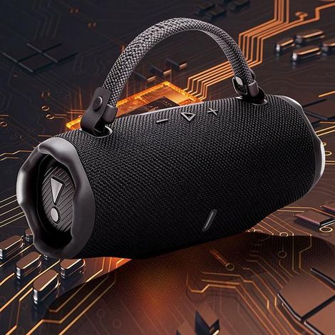 La nouvelle enceinte sans fil Bluetooth Charge 6 Shockwave 6 est une enceinte portable d'extérieur avec un caisson de basses.