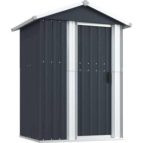 Maison Exclusive - Abri de jardin Anthracite 126x97,5x177 cm Acier galvanisé (1/5)