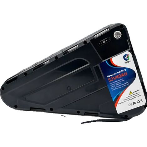 Batería para bicicleta eléctrica, 52 V, alta capacidad 20 Ah, 52V-DJ7021-40AH (1/2)