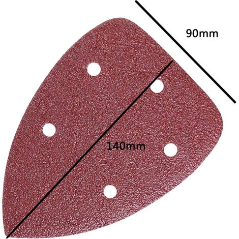 5 pouces 8 trous 10pcs(40/60/80/100/120) meule de grain Le kit de papier abrasif peut être poncé / poli (1/4)