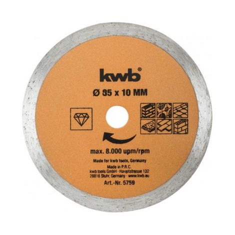 Einhell KWB 85 mm mini jeu de disques de scie circulaire 49575905 (1/3)