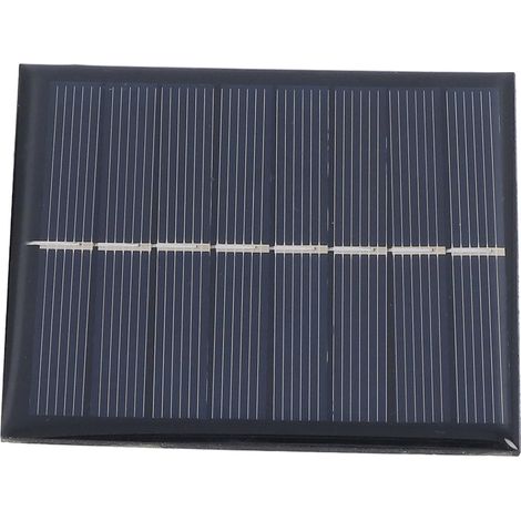 Panneau solaire 1W 4V polysilicium haute efficacité avec 2 piles AA rechargeables 1,2V pour éclairage domestique et charge de batterie (1/5)