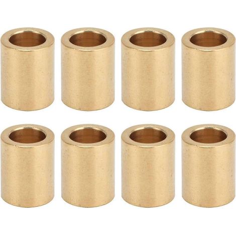 Stück selbstschmierende Messingbuchsen, 8 mm Bohrung x 12 mm Außendurchmesser x 15 mm Länge, Speziallagerbuchse für Messing