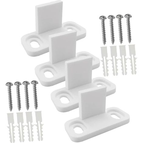 Guide de sol pour porte de grange coulissante plastique (1/5)