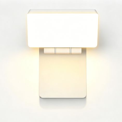 1 applique murale extérieure de 40 W avec panneau LED rotatif à 360° et applique murale extérieure étanche avec rotation réglable et (1/5)