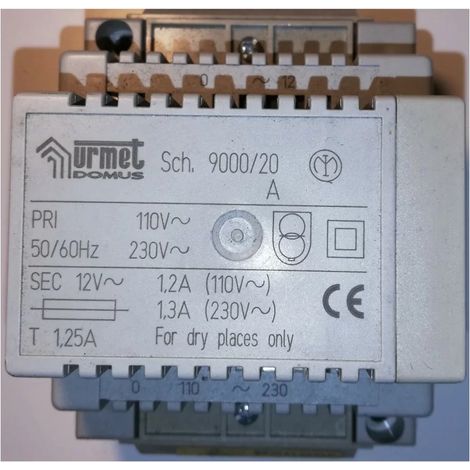 Urmet 1042/20 Fuente de alimentación de red - Carril DIN - 38VA DIG Easy2wire