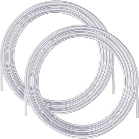 Tuyau PTFE, 2m, pour imprimante 3D professionnelle, tube en téflon PTFE, 4 mm, accessoires pour imprimante 3D, extrudeuse, pour filament d'imprimante 3D de 1,75 mm (PTFE)