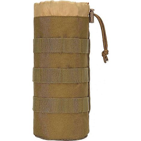 Pochette tactique Molle pour bouteille d'eau, idéale pour les activités militaires, les voyages en plein air, le camping, la randonnée et la pêche. Housse de bouteille d'eau en tissu Oxford.