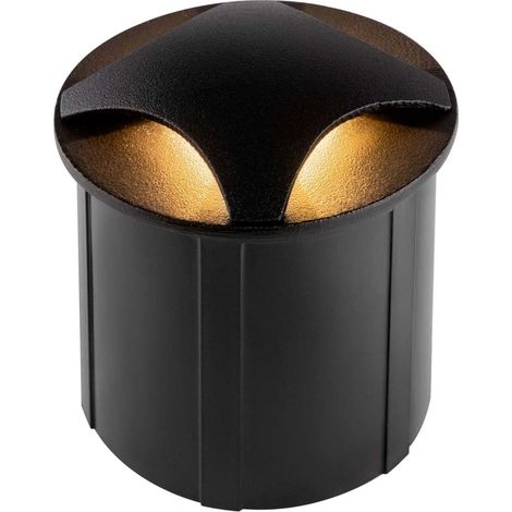 Maytoni Biscotti Downlight à encastrer noir à LED intégré Biscotti pour l'extérieur IP65 (1/4)