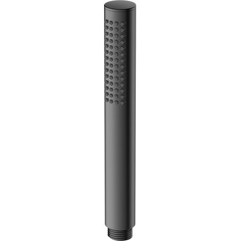 Avapax Pommeau de douche avec microphone - Gris anthracite mat - 201 mm - Fonction unique - Économie d'eau (1/2)