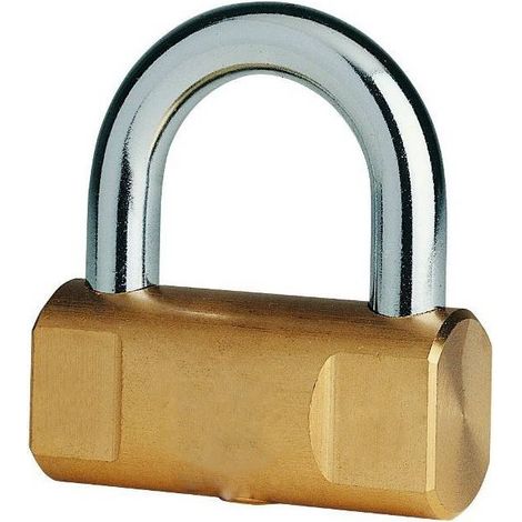 Trade Shop - Lucchetto Ad Arco Corto 40 Mm Corazzato Blocca Corona Moto Bici Nautico Marino -