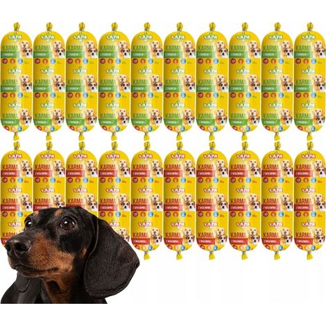 PAW Bar für Hunde, 30 x 900 g Mix, 2 Premium-Geschmacksrichtungen: Wurst, Pastete
