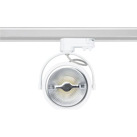 Faretto LED Binario Trifase Cree AR111 15W Regolabile Bianco 4000K Bianco Naturale (1/5)