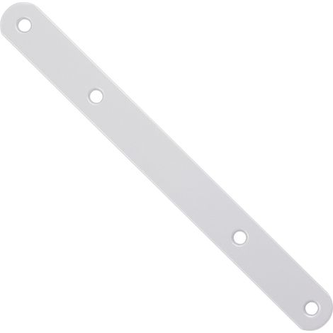 Verbindungsbeschlag 200 x 20 x 3 mm Silbergrau Verbindungslasche Möbelverbinder Korpusverbinder Blendenverbinder Frontblendenverbinder Verbindungsblech von SOTECH