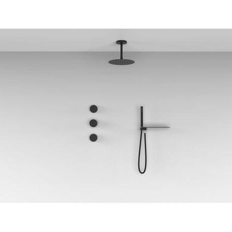 Douche Thermostatique 2 Voies INCOOL (Noir)