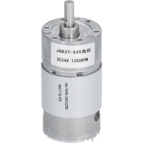 Rotor en cuivre de moteur à engrenages DC24V, avec arbre excentrique de 6mm, pièces de micro-machines électriques, 1250 tr/min (1/5)