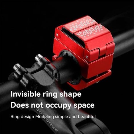 Supporto per telefono da bicicletta - Supporto per telefono - Applicabile a manubri con diametro di circa 18-38 mm (1/4)