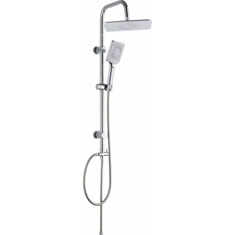 Colonna Doccia Con Soffione E Doccetta Lx-4002 Cromo