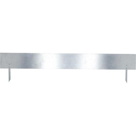 Bordure jardin acier galvanisé 105x22cm (1/4)