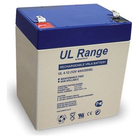 Batterie plomb étanche - Ultracell UL4-12 - 12v 4ah