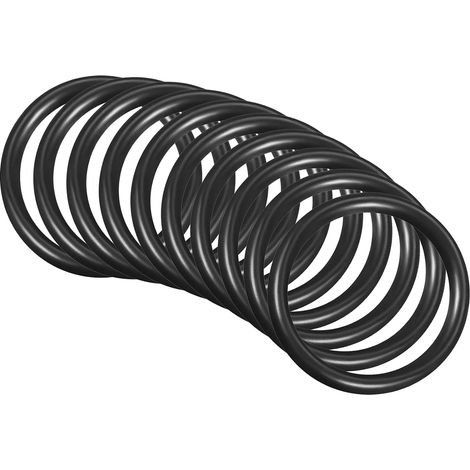 50 x 40 x 5 mm Nitrile Rubber O-Rings 10 Pieces Round Black (1/5)