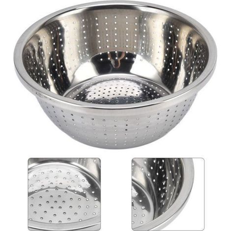 Panier à légumes - Inox - Multifonction - Antirouille - Filtre efficace - Design moderne (1/5)