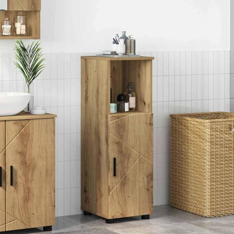 Bathroom Cabinet Artisan Oak 30 x 35 x 95 cm vidaXL (1/5)