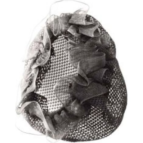 Rete per capelli da concorso modello Hairnet: Taglia unica, Nero