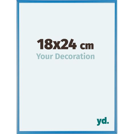 yd. - Cadre photo 18x24 - Bleu Acier - Aluminium - Kent