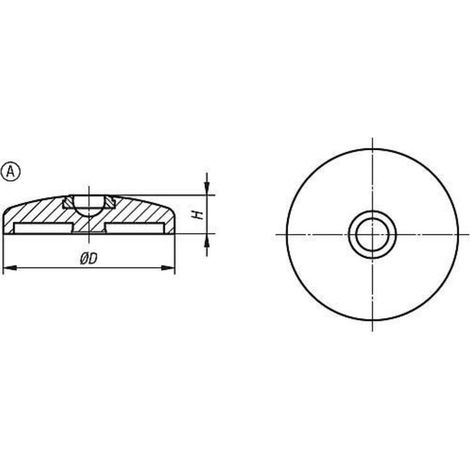 KIPP Teller Form A Zink Ø 80mm (1/2)