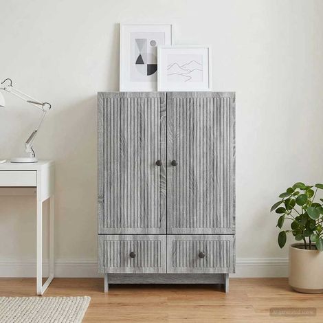 Aparador Gris Sonoma 66 x 34,5 x 95 cm Madera de ingeniería (1/4)