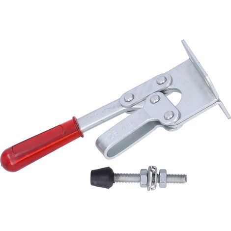 Pince à souder horizontale antidérapante ZS-200W, brides de fixation à dégagement rapide, outil manuel de pression, étau de serrage compact pour atelier. (1/5)