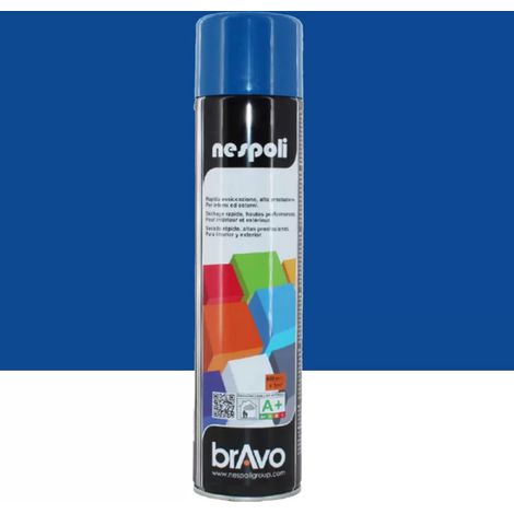 Nespoli – Peinture aérosol pour voiture – Bleu saphir RAL 5019 – Séchage rapide – Hautes performances – 600ml (1/2)