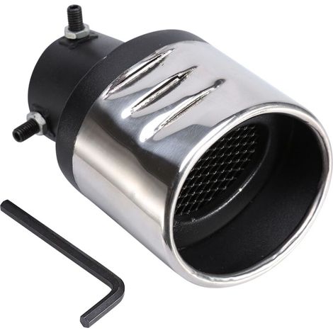 Jeffergarden Universel 2016 voiture véhicule silencieux d'échappement de voiture en acier inoxydable tuyau de queue garnitures chromées décoratives