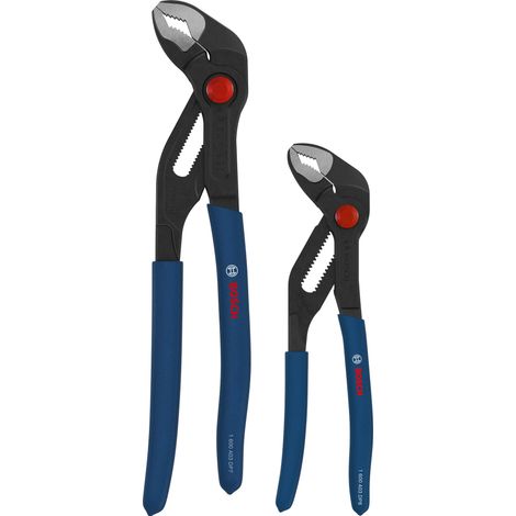 Bosch PRO Hand Tool - Water Pump Pliers Water Pump Pliers Set, Dipped Non-slip Handles, 2 pcs 1600A03DN6 (1/4)