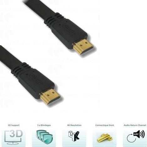 LINEAIRE HDMI-Kabel 3D 4K High Speed 10m