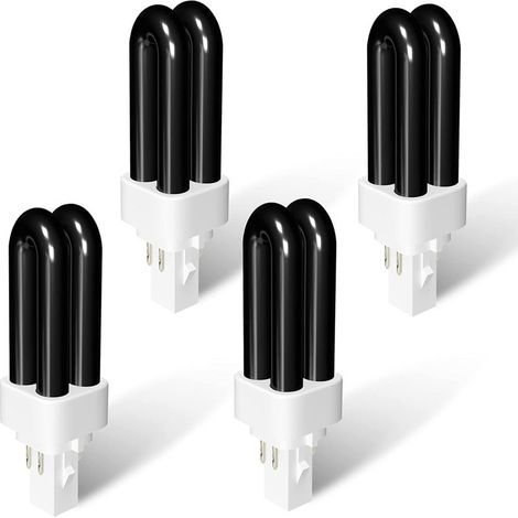 Lot de 4 ampoules de rechange 41050 pour piège à insectes DynaTrap DT1050, DT1100 et DT1250, lampe anti-moustiques UV 7 W, pour une surface de piégeage de 0,2 hectare. (1/5)