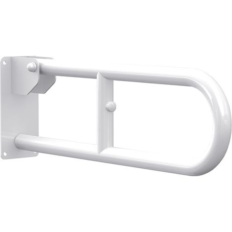 BARRA BAGNO DISABILI RIBALTABILE DA MURO 70CM MAURER (1/2)