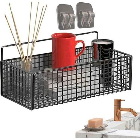 Étagère Murale Adhésive - En Fer - Pour Salle De Bain Douche Baignoire - 1 Pièce (1/5)