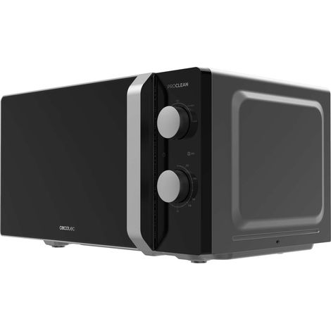 Cecotec Microondas Inverter negro 20 litros moderno