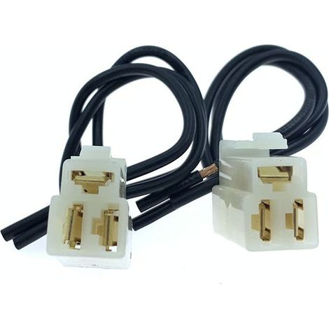 Connecteur de feu arrière pour voiture/camion, connecteur pour moto/véhicule électrique, prise de connecteur pour modification de feu latéral -- JB2229-3P