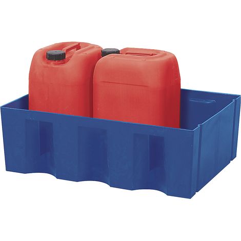 ASECOS, Cuve de rétention en PE pour fûts de 60 litres, (1/5)