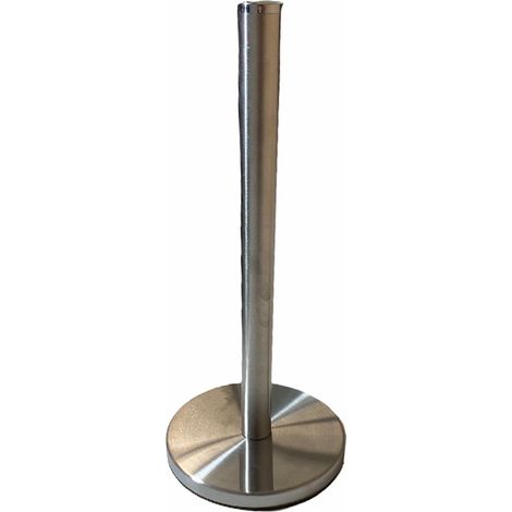 Porta rotolo verticale da cucina in acciaio inox supporto da tavolo per rotolo carta assorbente porta tovaglioli (1/4)