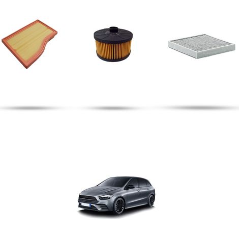 Kit tagliando 3 filtri compatibile con Mercedes Classe B (W247) 200 hybrid 120kw dal 2022 (1/5)