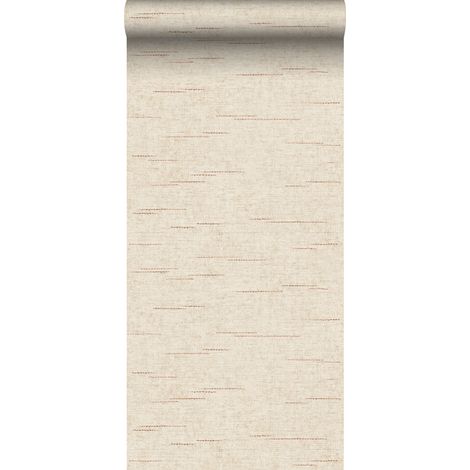 papier peint structure tissée beige - Sanders & Sanders (1/5)